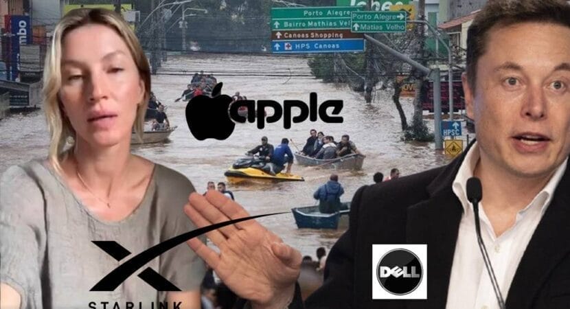 Grande Notícia para o Rio Grande do Sul! Elon Musk, a super modelo Gisele Bündchen, Dell e Apple, anunciam mais doações e ajuda na tragédia climática na região