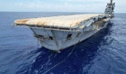 The aircraft carrier São Paulo, the largest ship the Brazilian Navy has ever owned, met a tragic end after being banned from entering Turkey and docking in Brazil