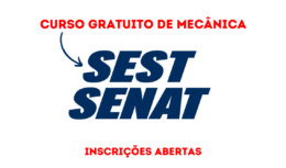 The free SEST SENAT course aims to teach mechanics in a simpler way. At the end, you will be able to obtain a certificate.