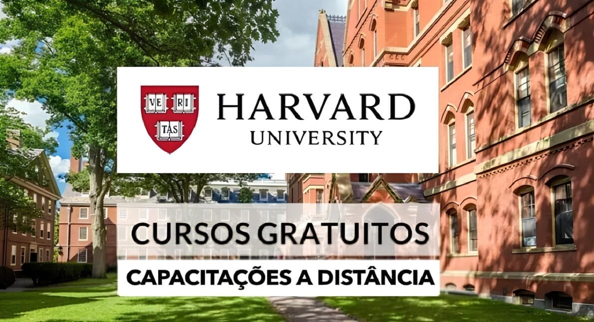 Quer estudar em Harvard sem sair de casa? Instituição oferece 163 cursos totalmente de graça + certificado!