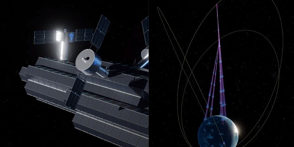 Startup quer ENVIAR energia do espaço para a terra utilizando foguete de Elon Musk. (Imagem: reprodução)