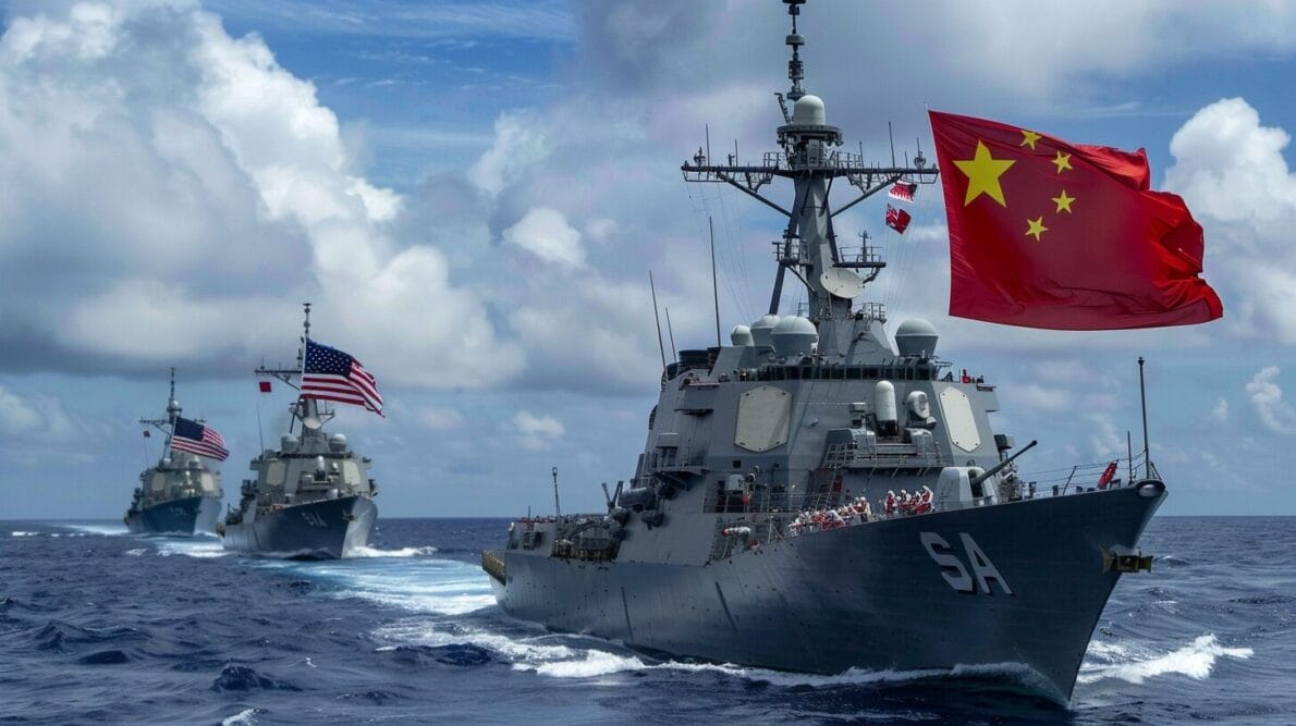 navios - eua - china - marinha