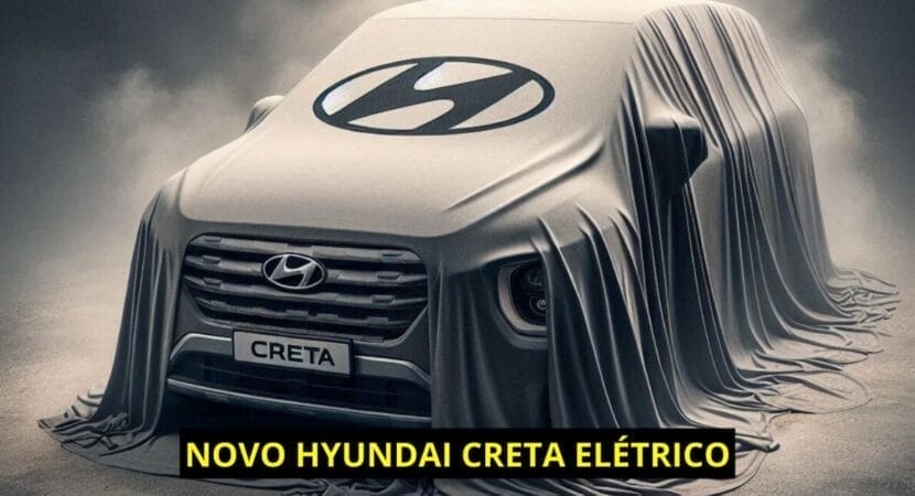 O Hyundai Creta Elétrico é aguardado com ansiedade após ser avistado nas ruas da Índia. Com previsão para começar a ser fabricado em 2024.