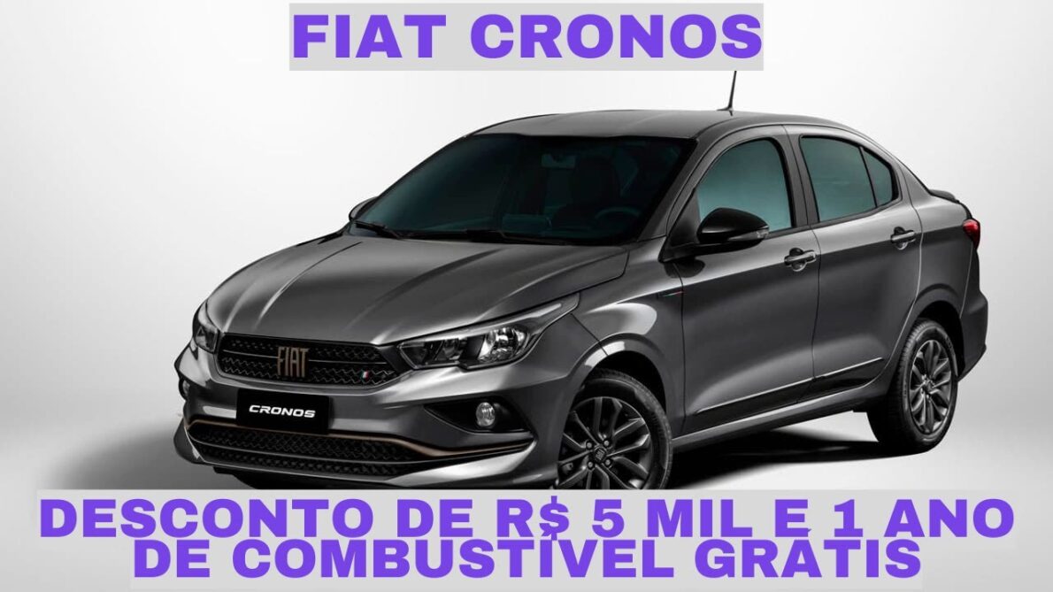 Fiat - Cronos - carro com desconto - combustível