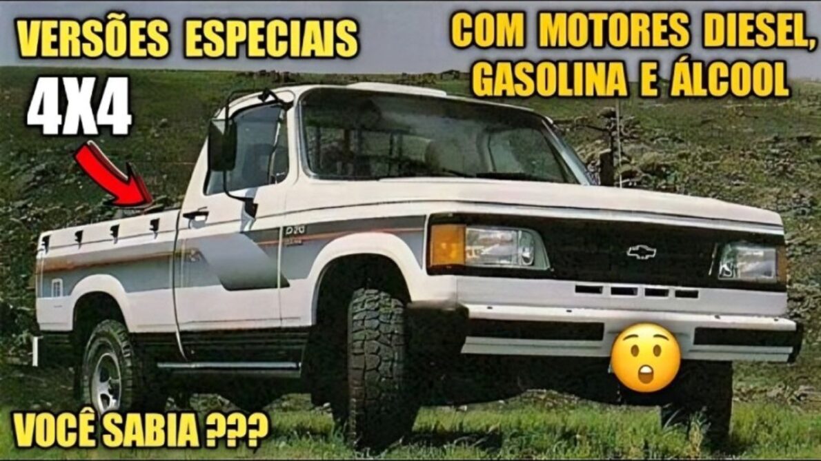A história da Chevrolet D20 com raras versões que são desconhecidas pela maioria dos brasileiros