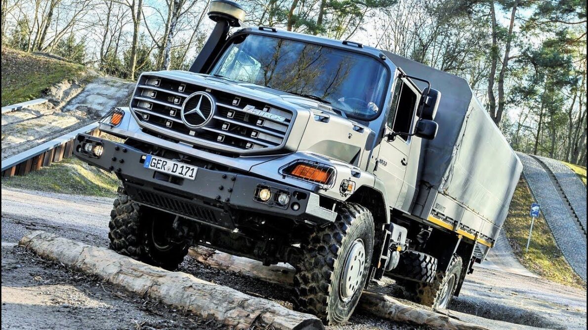 Como é o caminhão de guerra da Mercedes? Conheça Zetros, com potência e versatilidade impressionantes