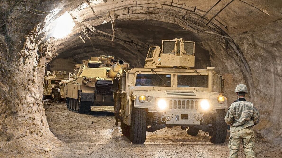 Dentro de caverna ultraprotegida dos Estados Unidos que armazena bilhões em equipamentos militares na Europa