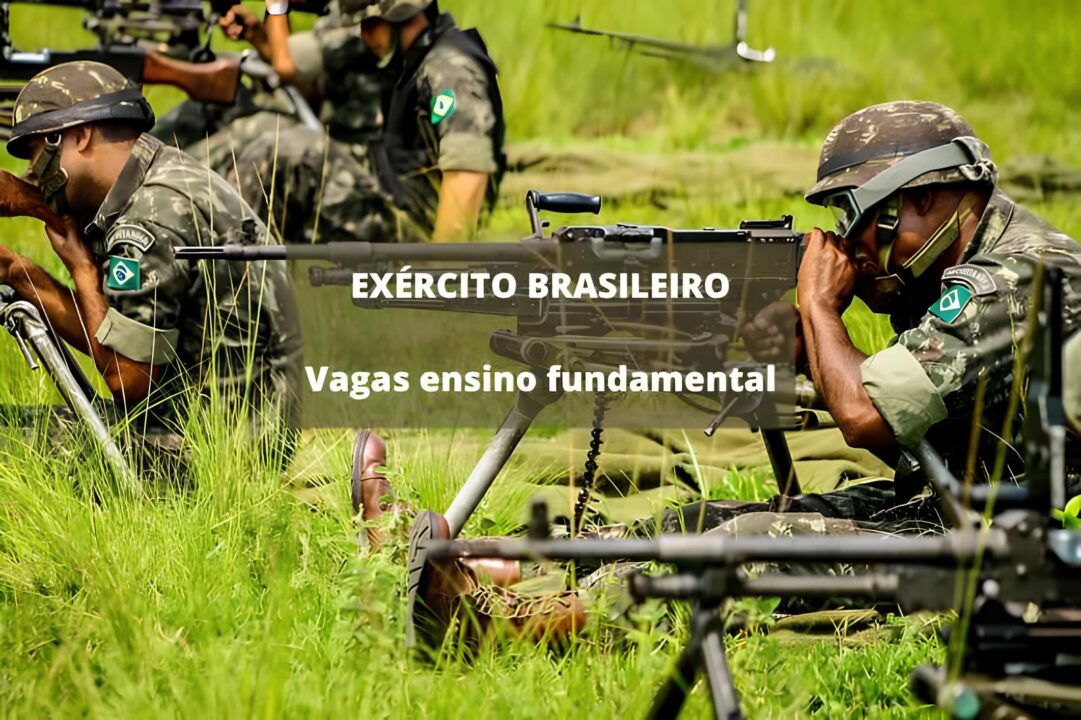 Exército brasileiro convoca candidatos com nível fundamental
