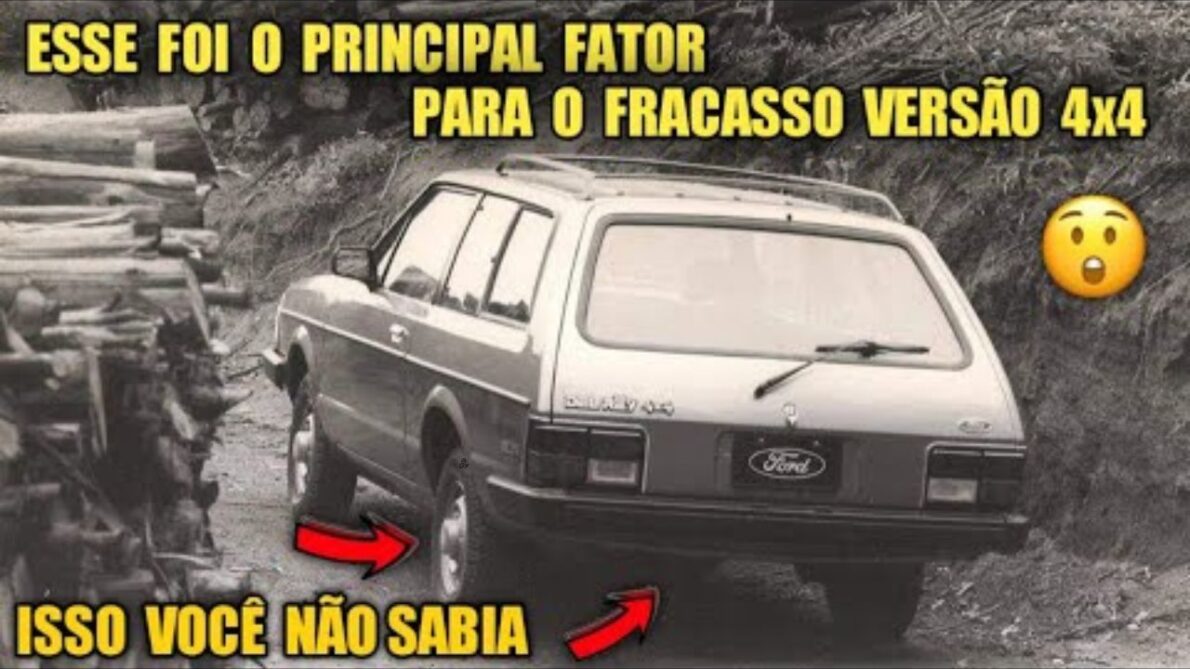 Ford Belina 4X4 foi uma tentativa inovadora, mas acabou fracassando no mercado brasileiro