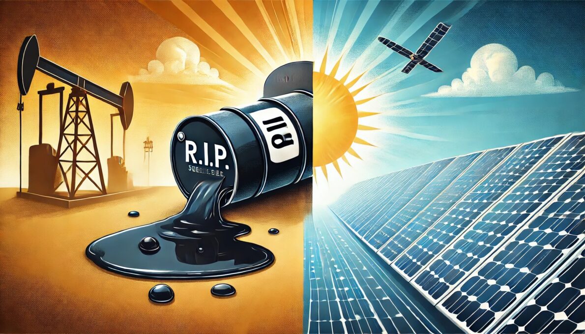 Histórico! Energia solar desbanca petróleo pela primeira vez; uma única usina já é suficiente para abastecer toda a Itália por um ano!