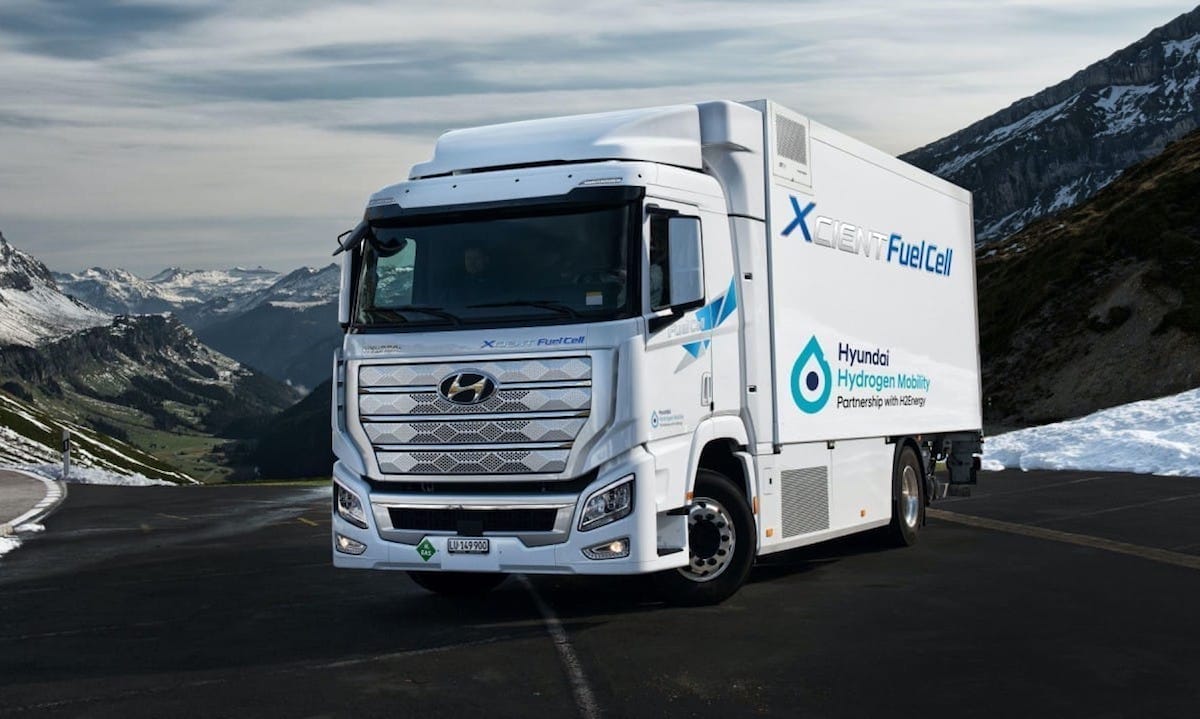 Energia - transporte - hidrogênio - sustentável - renovável - Hyundai - camionhes