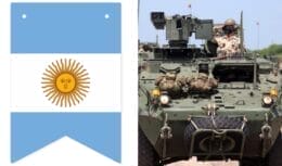 exército” “argentina” “LAV III ” “veículos blindados”