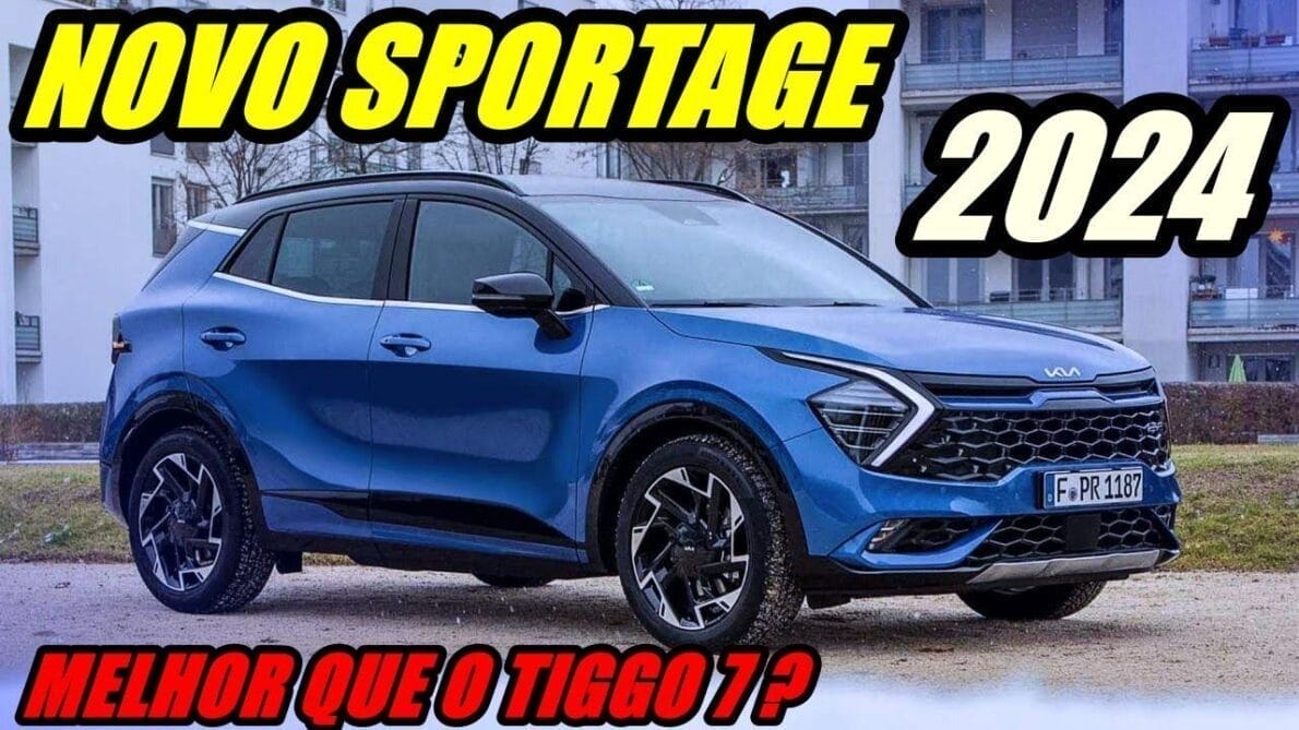 Novo Kia Sportage Hybrid 2024 está no Brasil, trazendo a quinta geração deste SUV com um visual totalmente renovado; Mas será que ele consegue superar o Tiggo 7? 