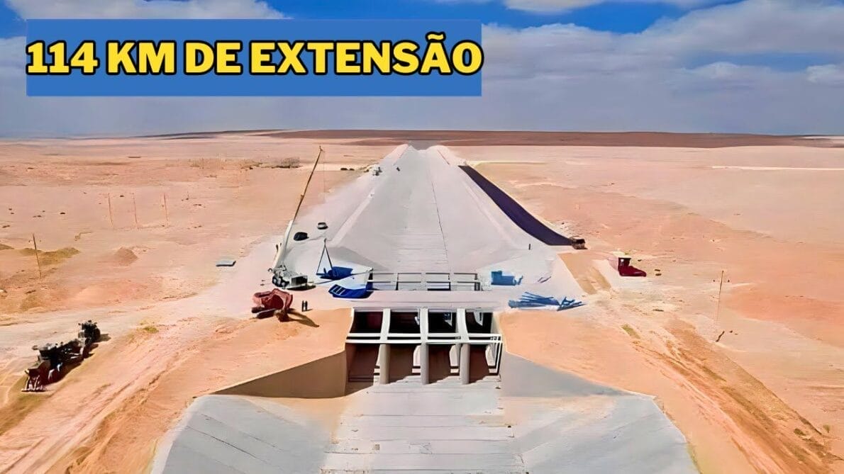 É uma miragem? Egito está construindo o maior rio artificial do mundo no deserto