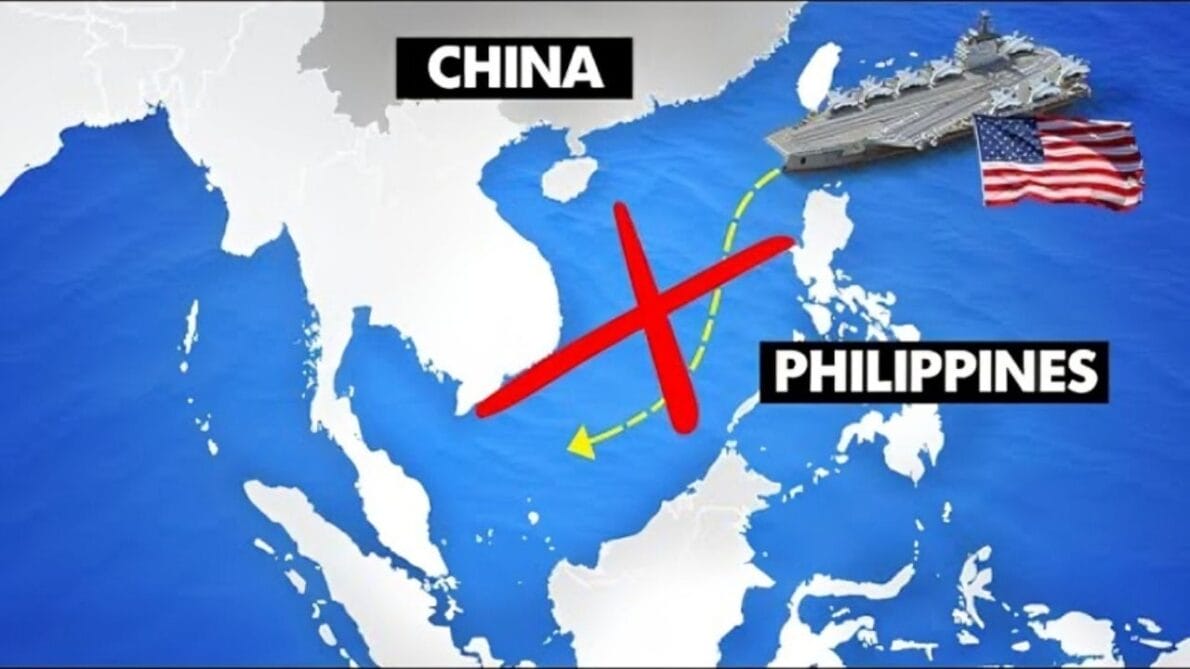 Por que os porta-aviões dos Estados Unidos NÃO PASSAM PELO MAR DO SUL DA CHINA