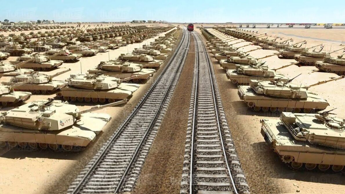 Por trás da insana operação logística dos EUA movimentando bilhões de dólares em tanques M1 Abrams