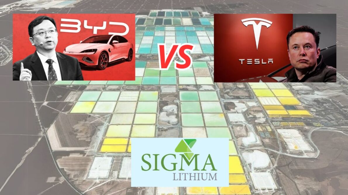 carros elétricos - veículos elétricos - BYD - Elon Musk - mineração - mineira - Sigma Lithium - lítio