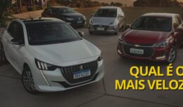 Peugeot 208, HB20, Onix ou Polo: Qual o hatch turbo mais rápido do Brasil? (Imagem: reprodução)