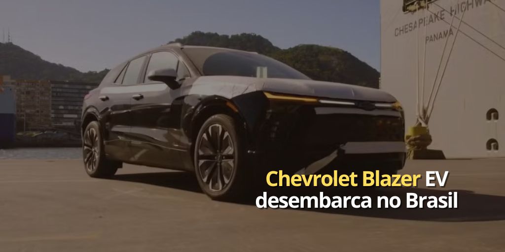 Chevrolet Blazer EV, versão elétrica do SUV. (Imagem: reprodução)