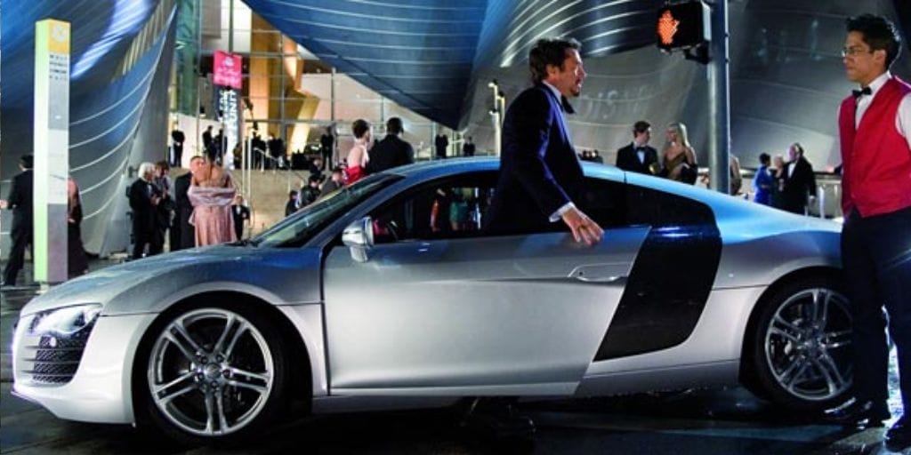 
Audi R8 marcou presença no filme o 'Homem-de-ferro' (Foto: Divulgação)