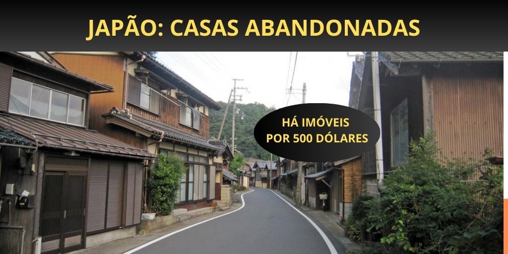 Japão passa por crise devido a abandonos de casas. (Imagem: reprodução)