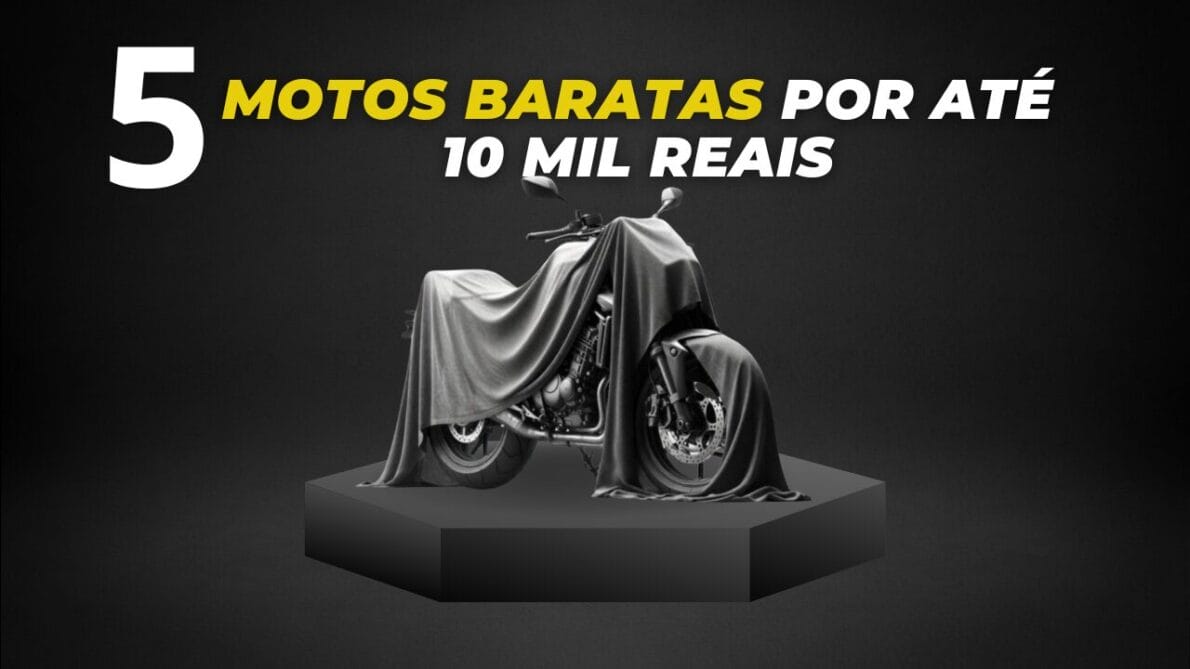 Os cinco modelos de motos baratas disponíveis no Brasil por menos de 10 mil reais pertencem às marcas Honda e Shineray.