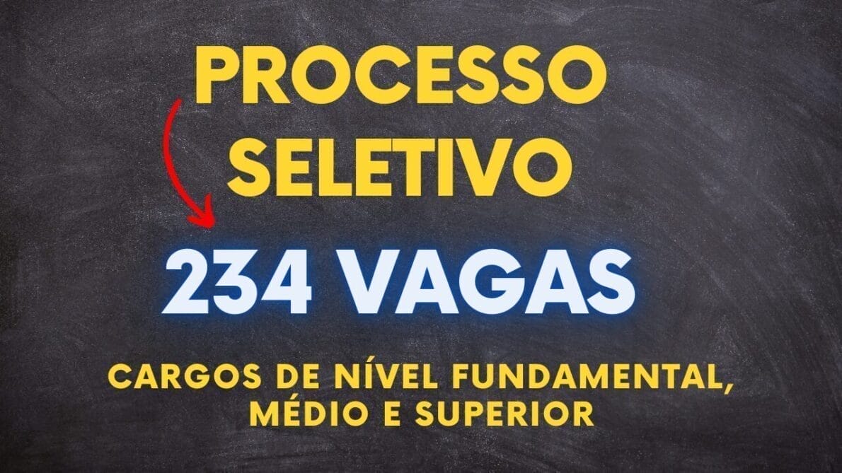 A Prefeitura de Rio das Ostras abriu um processo seletivo para 234 vagas, com salários de até R$ 3.400,68 e jornadas de 20 a 40 horas.