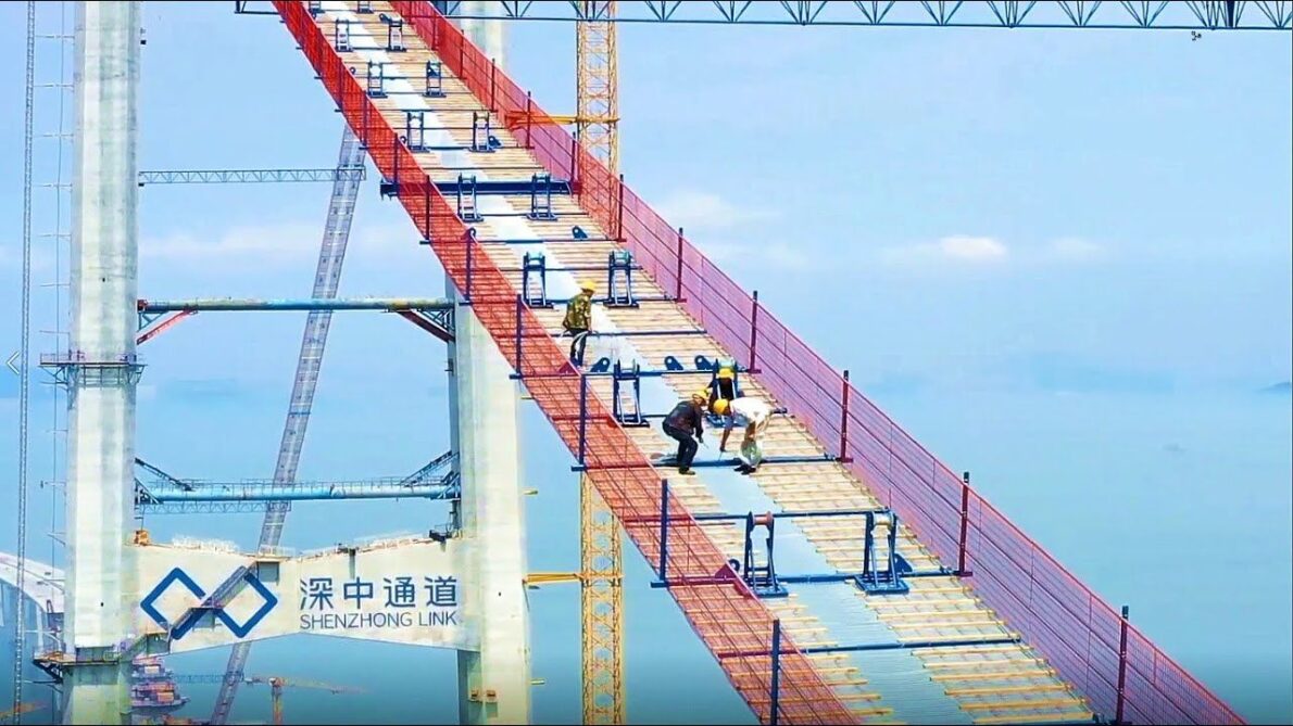 A China está prestes a inaugurar o corredor Shenzhen-Zhongshan, uma mega construção que promete reduzir o tempo de viagem de 2 horas para apenas 30 minutos, com um túnel submerso incrível e recordes de engenharia