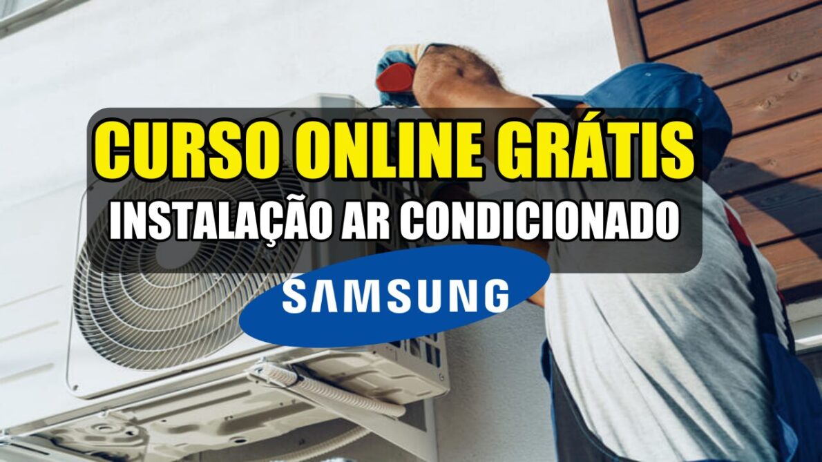 cursos online - ar condicionado - samsung - cursos gratuitos - instalado ar condicionado