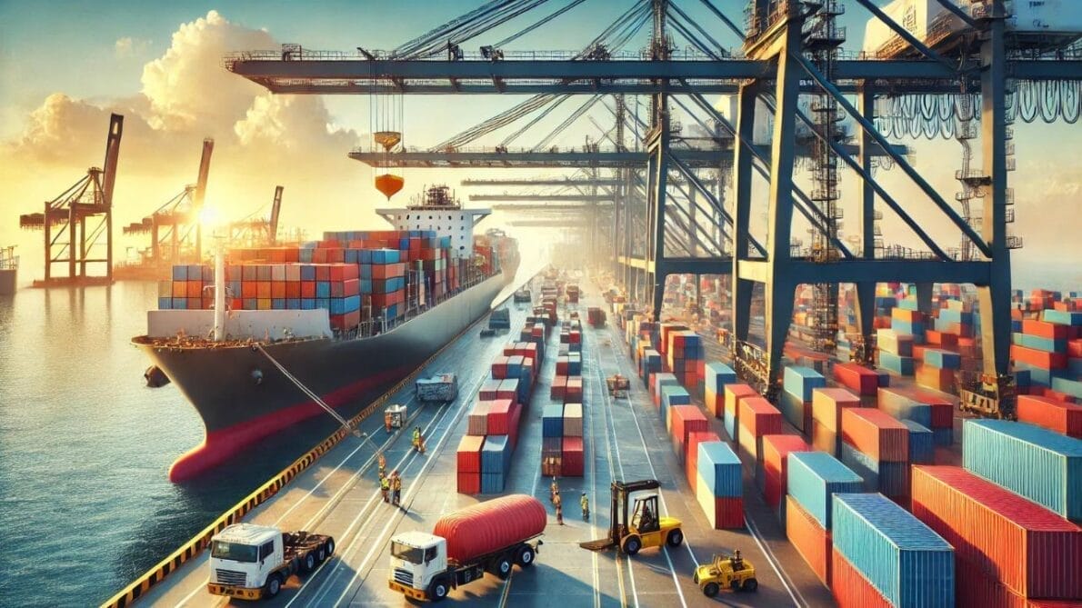 Descubra como a operação portuária movimenta o carregamento e descarregamento de contêineres nos portos