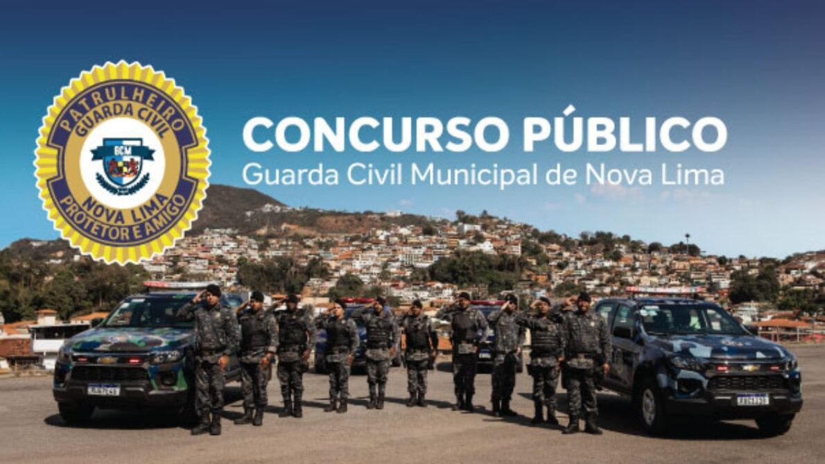 Estão abertas as inscrições para o Concurso Guarda de Nova Lima, oferecendo 100 vagas e salários de R$ 3.705,00!