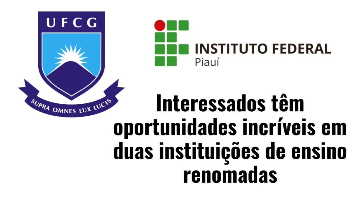 Estude de graça! UFCG e IFPI abrem vagas para cursos de especialização gratuitos