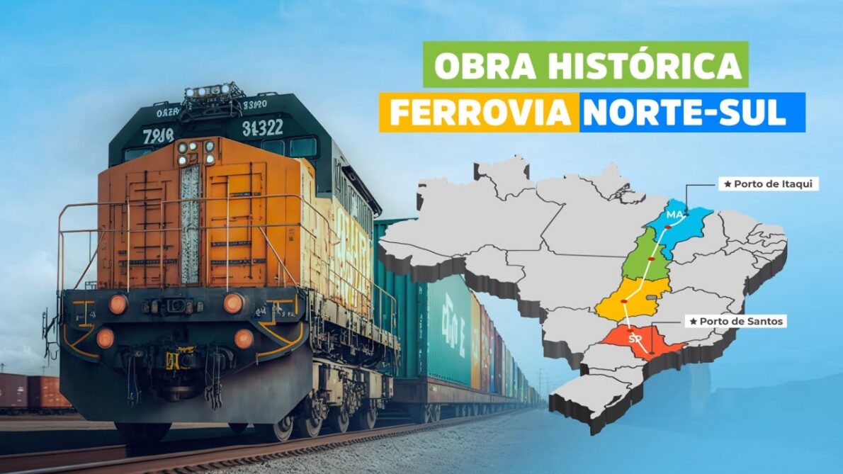 Megaprojeto brasileiro Ferrovia Norte SUL