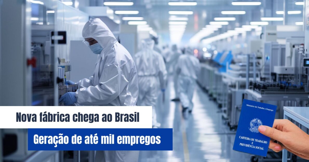Indústria multinacional da área de Energia e Semicondutores anuncia nova fábrica no Brasil que vai gerar até 1.000 empregos diretos e indiretos