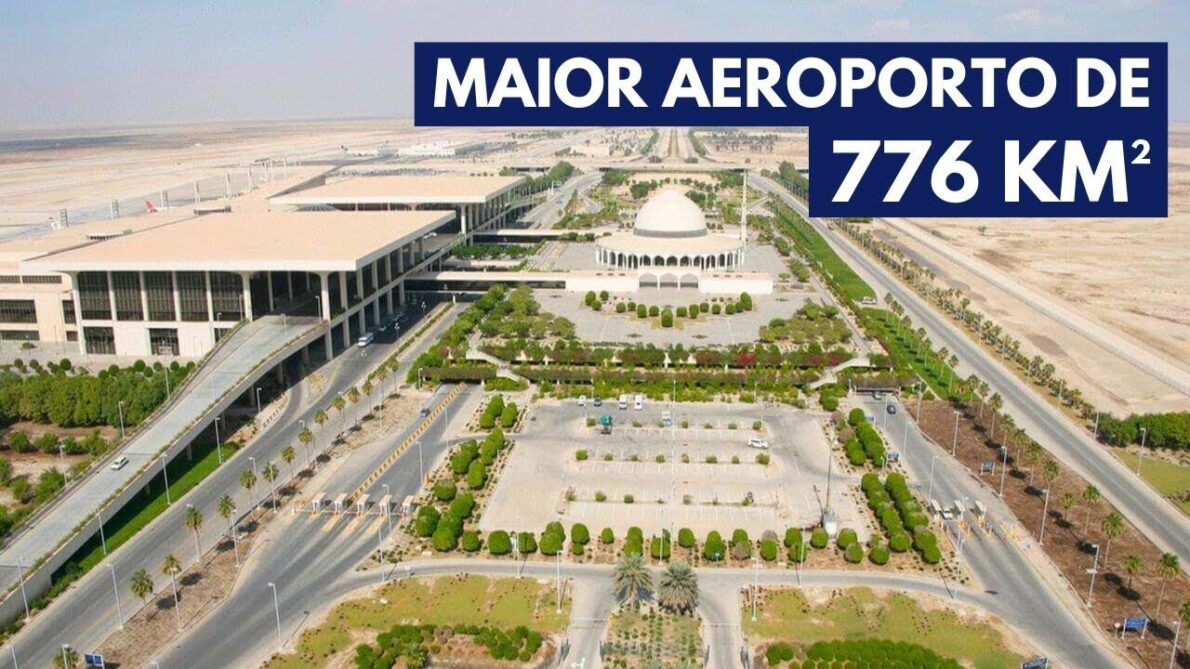 Maior que a cidade de Salvador! Arábia Saudita ergueu o maior aeroporto do mundo, o Aeroporto Internacional King Faad, uma maravilha da engenharia moderna e da construção