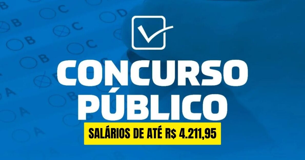 Novo concurso público na Prefeitura oferece 519 vagas com salários de até R$ 4.211,95