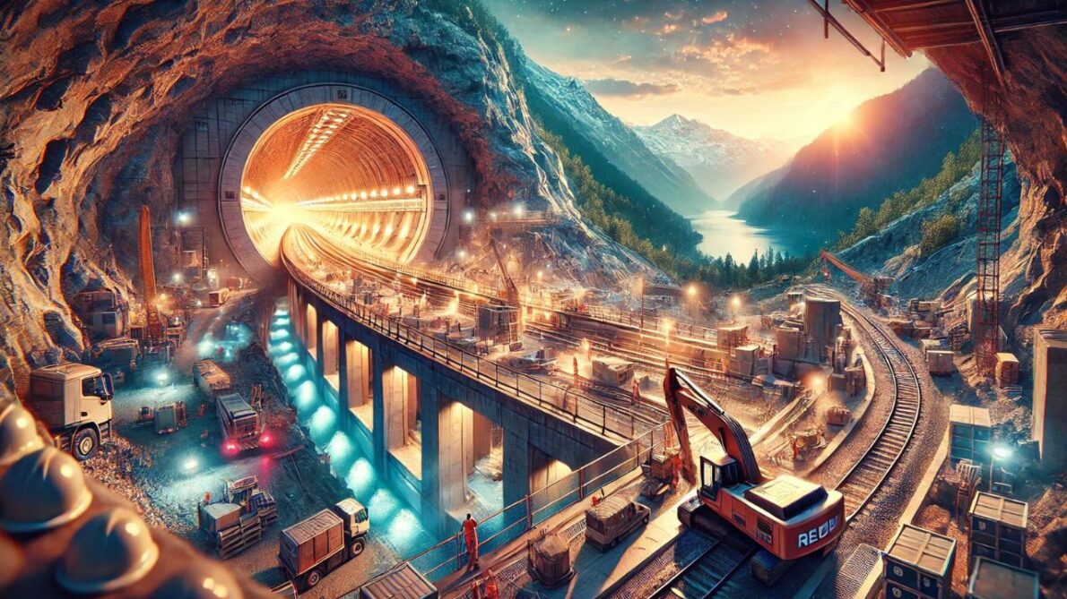 O MAIOR túnel ferroviário do mundo está em nova construção na Suíça com mais de 57 km de extensão