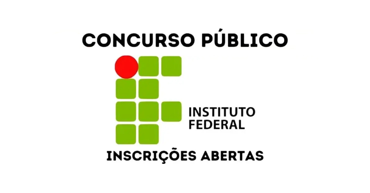 Concurso Instituto Federal. (Imagem: reprodução)