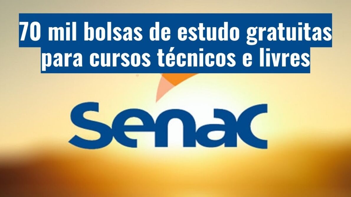 Senac São Paulo oferece mais de 70 mil bolsas de estudo gratuitas para cursos técnicos e livres