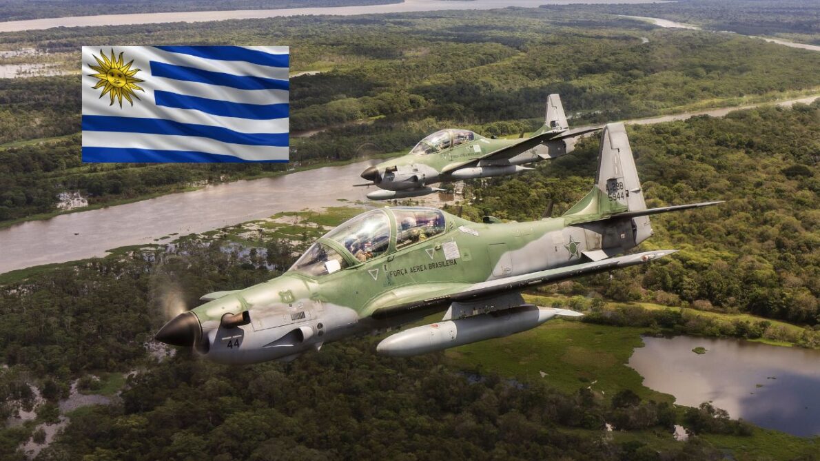 Uruguai escolhe o A29 Super Tucano: Anunciada compra de 100 milhões de dólares, por 6 aeronaves