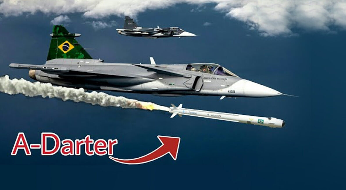Conheça o míssil A-Darter, desenvolvido pelo Brasil e África do Sul, promete revolucionar a defesa aérea global com tecnologia de ponta. (Imagem: reprodução)