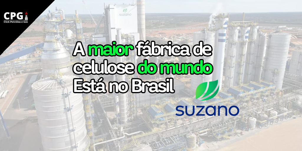 Maior fábrica de celulose do mundo está no Brasil e acaba de ser inaugurada! Planta da Suzano chegou a ter 10 mil trabalhadores e está à procura de mão-de-obra. (Imagem: reprodução)