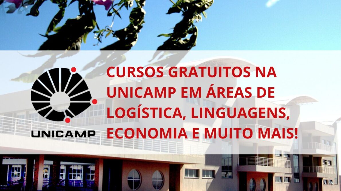 Unicamp oferece uma ampla variedade de cursos gratuitos em áreas como logística, linguagens e economia por meio de plataformas online.
