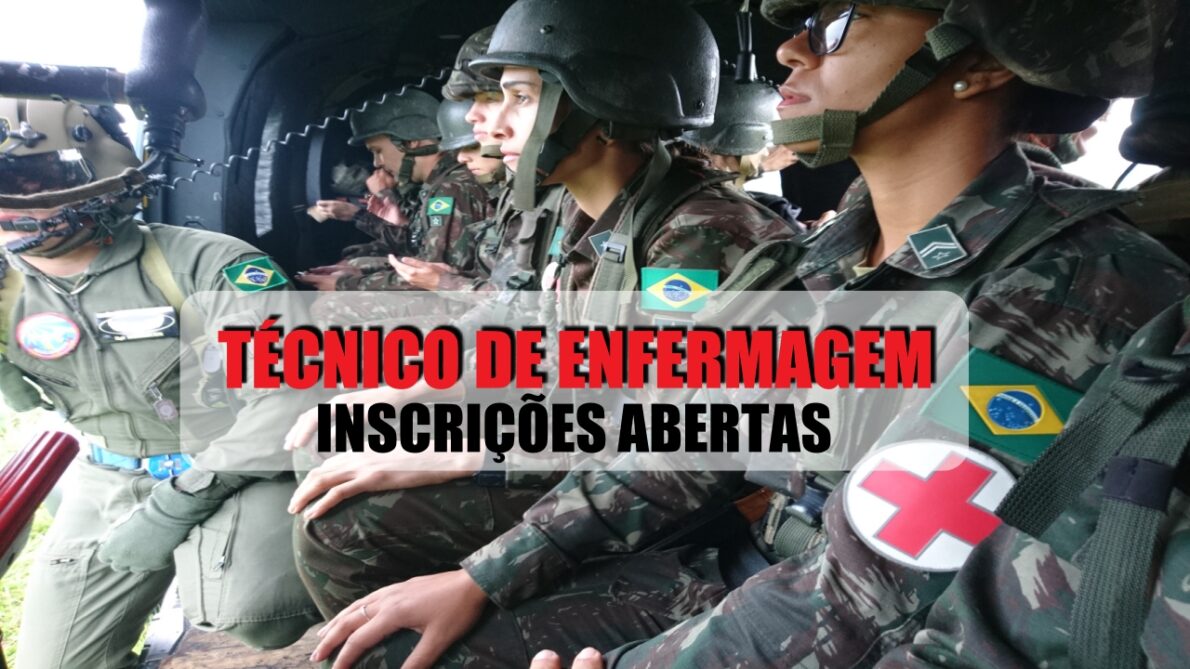técnicos de enfermagem - exército - técnicos - saúde - sargento - edital - militares