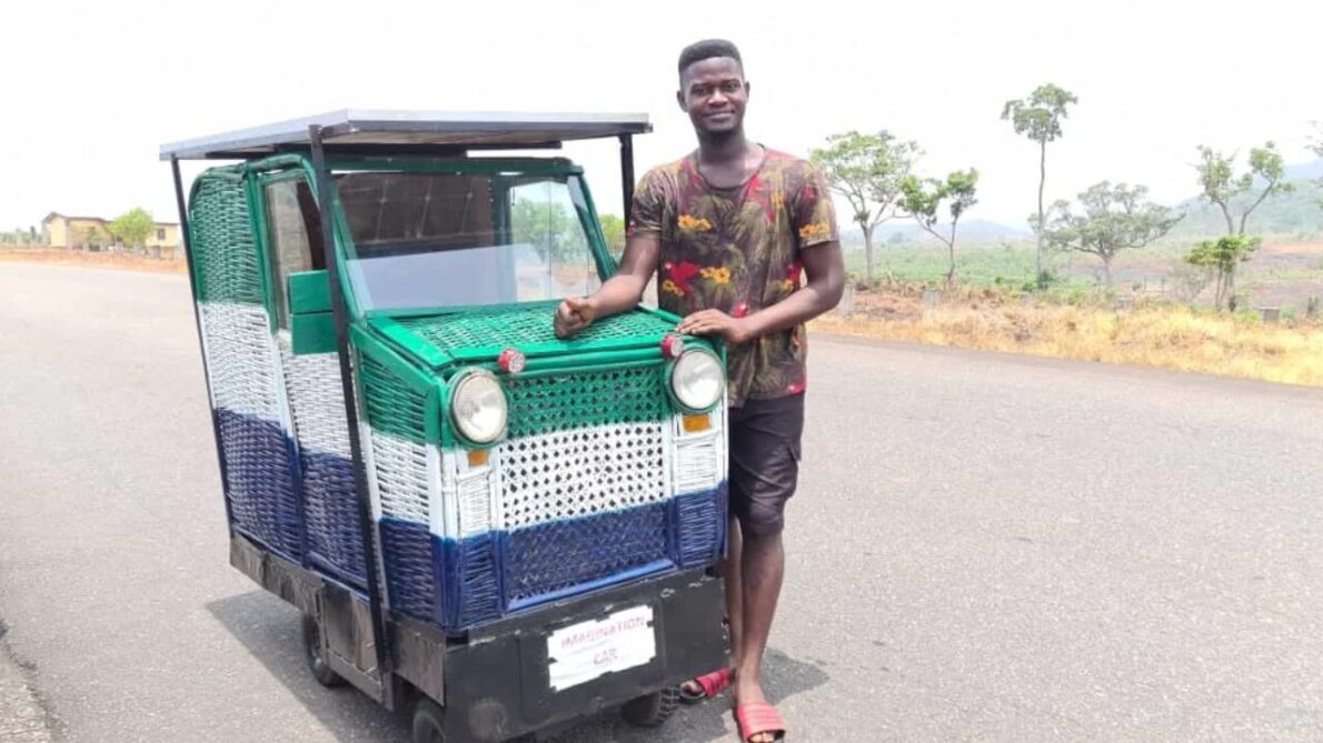 Jovem estudante da Serra Leoa revoluciona a mobilidade com carro movido a energia solar e materiais reutilizados, inspirando soluções sustentáveis globais.