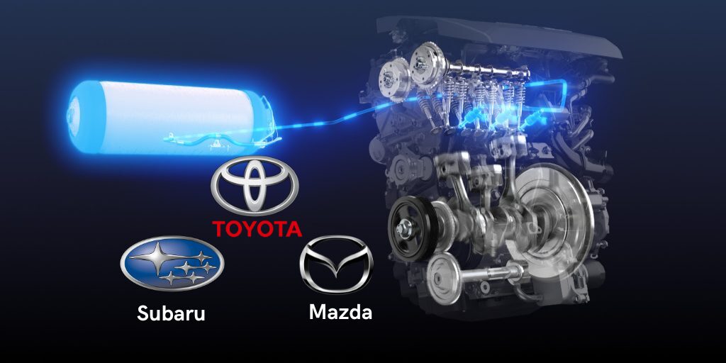 Toyota, Subaru e Mazda unem forças para criar motores camaleônicos, oferecendo maior eficiência e versatilidade no uso de combustíveis diversos. (Imagem: reprodução)