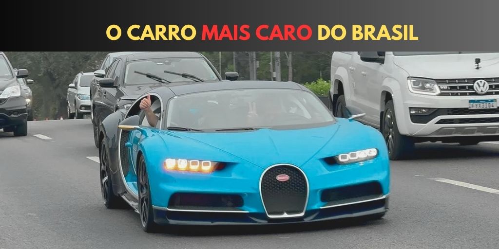 Raríssimo, Bugatti presente em garagens de estrelas como Cristiano Ronaldo, Sylvester Stallone e Jay Z desembarca no Brasil. (Imagem: reprodução)