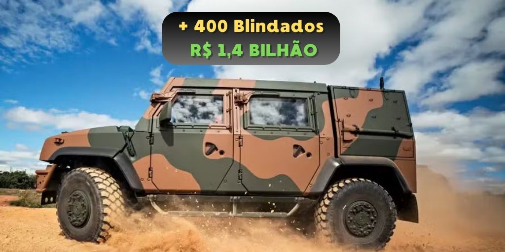 Exército brasileiro investe R$ 1,4 bi em superjipe anfíbio com armas automatizadas para modernizar sua frota. (Imagem: reprodução)