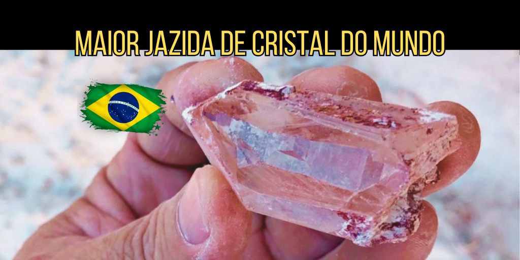 Cidade brasileira abriga a maior jazida de cristal do mundo, visível do espaço. Conheça os segredos dessa cidade surpreendente! (Imagem: reprodução)