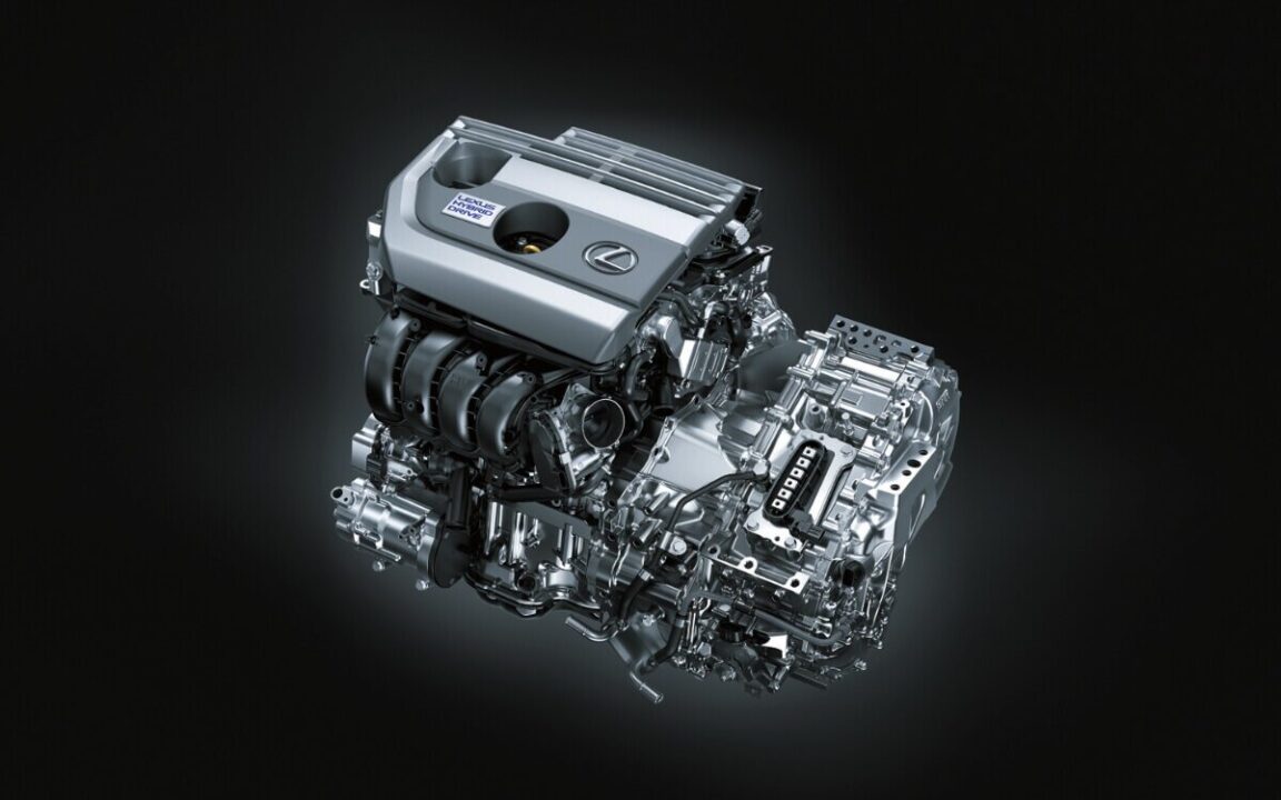 Motor que apresenta o sistema híbrido de quarta geração do UX 250h que combina tecnologia de ponta com o motor a gasolina de 2.0 litros e 4 cilindros para eficiência e potência. (Imagem/ Divulgação)